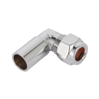 Flomasta Compression Valve Tail 15mm 10mm from B&Q
