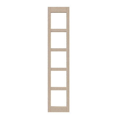 B&Q -  Alpinia Natural Oak Effect Wine Rack Fascia(H)715mm(W)147mm
