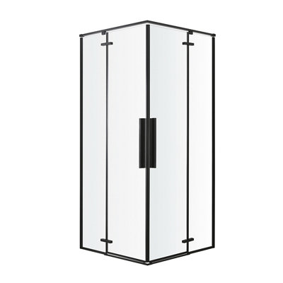GoodHome Ezili Clear Corner Shower EnclosureHinged Door (W)79Cm (D)79Cm from B&Q