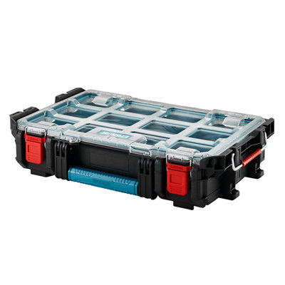 Erbauer Connecx Modular Storage Black Organiser With 10 Compartments from B&Q