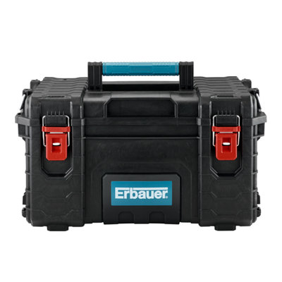 Erbauer Connecx Modular Storage 22.2In Deep Toolbox Black