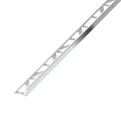 Diall 8mm Straight Aluminium Tile Trim from B&Q