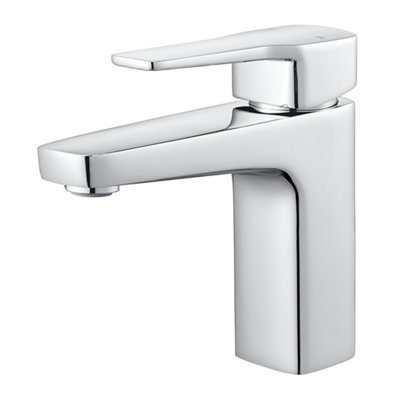 B&Q -  Teesta Small Square Basin Mono Mixer Tap