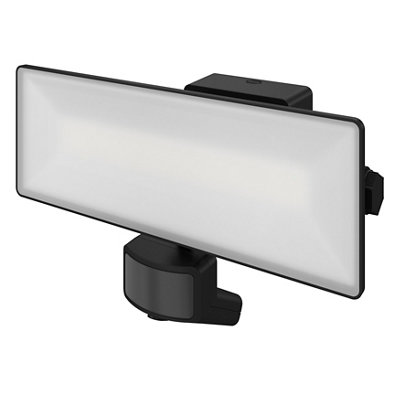 GoodHome Davern Awl1023-Ib Black Mains-Powered Cool White Outdoor Led Pir Floodlight 5000Lm from B&Q
