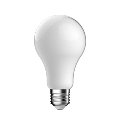 Diall E27 10.5W 1521Lm 320° Milky Gls Neutral White Led Filament Dimmable Filament Light Bulb from B&Q