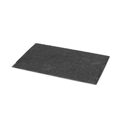 Glomma Anthracite Rectangular Bath Mat (L)60Cm (W)40Cm from B&Q