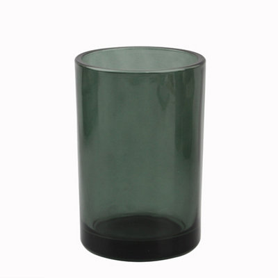 B&Q -  Tanera Green Glass Tumbler