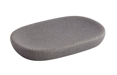 GoodHome Jubba Stone Effect Polyresin Soap Dish from B&Q