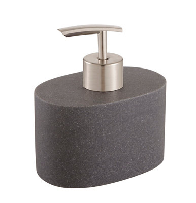 GoodHome Jubba Stone Effect Polyresin Freestanding Soap Dispenser from B&Q