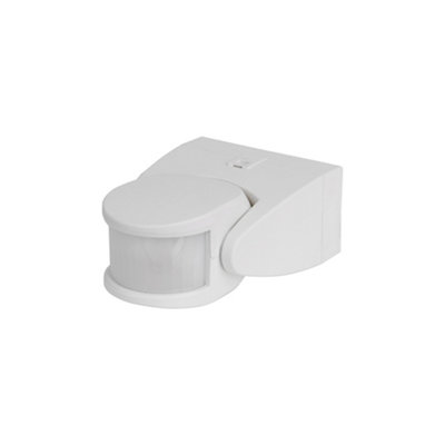 GoodHome Brant White Mains-Powered Floodlights Pir Motion Sensor from B&Q