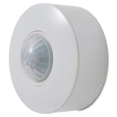 GoodHome Carigan White Mains-Powered Floodlights Pir Motion Sensor from B&Q