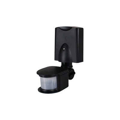 GoodHome Merritt Black Mains-Powered Floodlights Pir Motion Sensor from B&Q