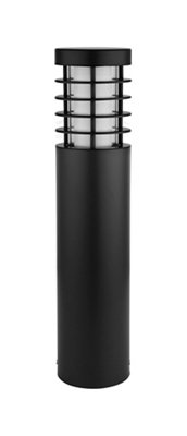 B&Q -  Hampstead Contemporary Black Mains-Powered 1 Lamp Integrated Led Outdoor Post Light (H)440mm