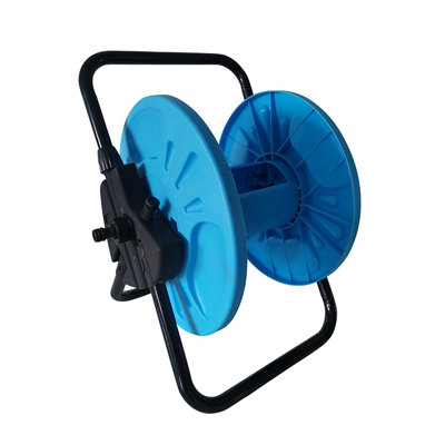 Watering Blue Freestanding Empty Hose Reel Without Wheels from B&Q