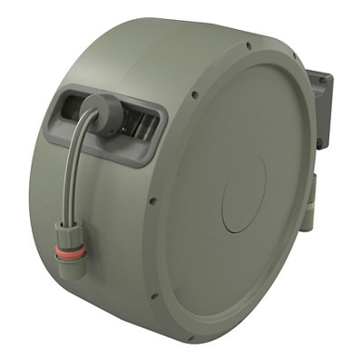 B&Q -  Wall-Mounted Auto Hose Reel & Hose (L)35M