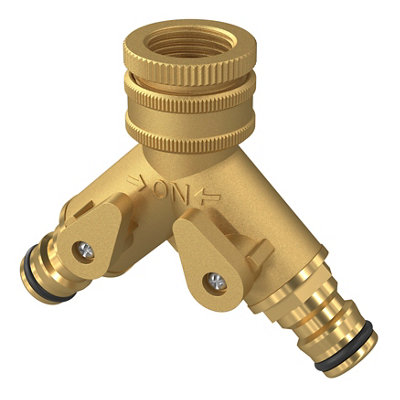 Verve 2-Way Hose Pipe Connector from B&Q