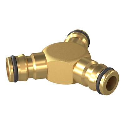 Verve Round Triple Hose Pipe Connector from B&Q