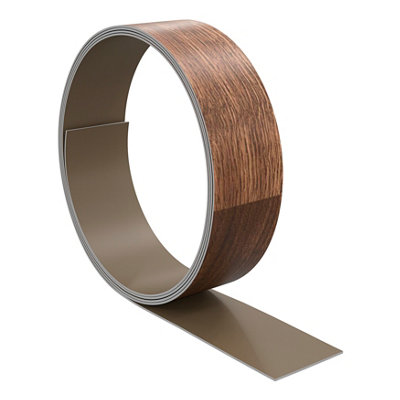 GoodHome Kala Walnut Effect Brown Worktop Edging Strip(L)3M (W)42mm from B&Q