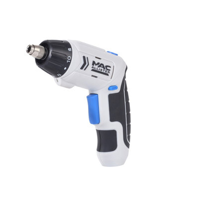 Mac Allister Light Grey X Li-Ion Cordless Screwdriver