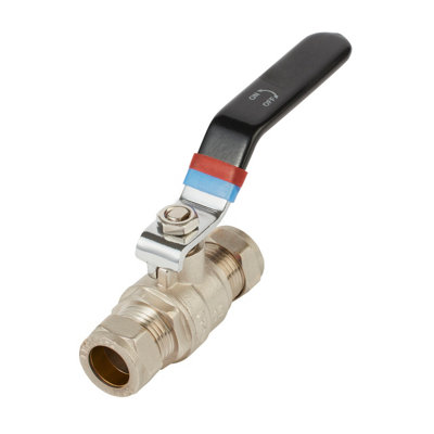 Flomasta Compression Lever Valve (Dia)15mm from B&Q