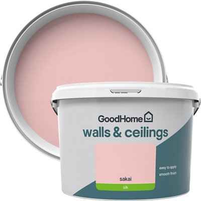 GoodHome Walls & Ceilings Sakai Silk Emulsion Paint2.5L from B&Q