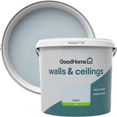 GoodHome Walls & Ceilings Toulon Silk Emulsion Paint5L from B&Q