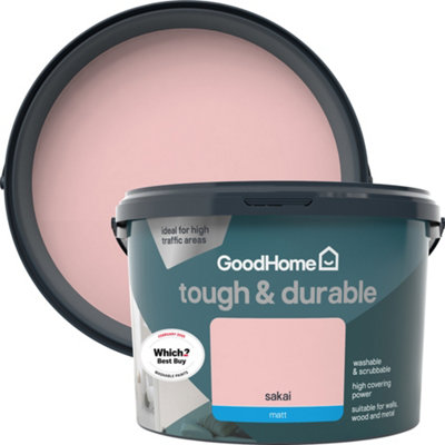 GoodHome Tough & Durable Sakai Matt Emulsion Paint2.5L from B&Q