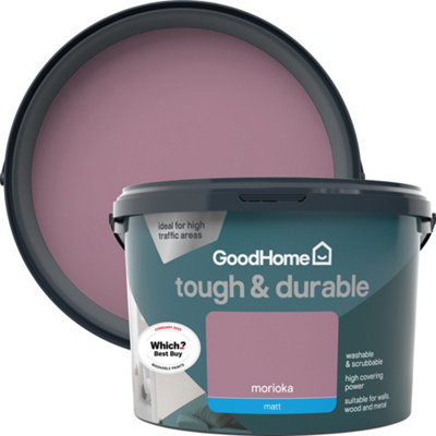 GoodHome Tough & Durable Morioka Matt Emulsion Paint2.5L from B&Q