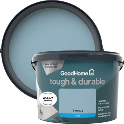 GoodHome Tough & Durable Fayence Matt Emulsion Paint2.5L from B&Q