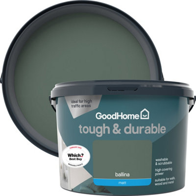 GoodHome Tough & Durable Ballina Matt Emulsion Paint2.5L from B&Q