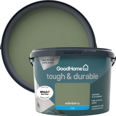 GoodHome Tough & Durable Edenberry Matt Emulsion Paint2.5L from B&Q