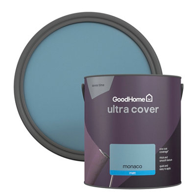 GoodHome Ultra Cover Monaco Matt Wall & Ceiling Emulsion Paint2.5L from B&Q