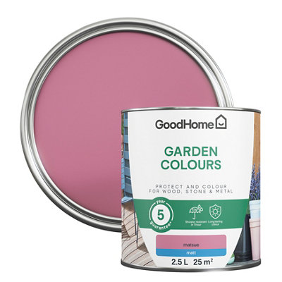 GoodHome Garden Colours Matsue Matt Multi-Surface Paint2.5L from B&Q