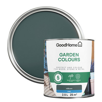 GoodHome Garden Colours Milltown Matt Multi-Surface Paint2.5L from B&Q