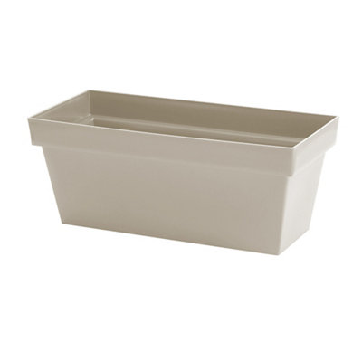 Verve Nurgul 25L Peyote Plastic Rectangular Trough (H)23.6Cm (W)58.7Cm (D)26.4Cm from B&Q