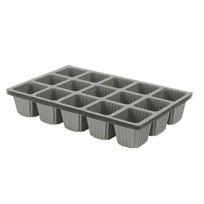 Verve Grey Tray (L)35CmPack Of 5 from B&Q
