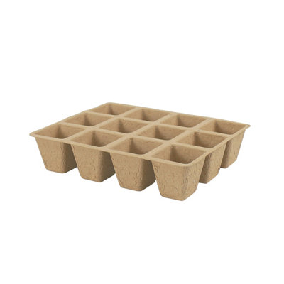 Verve Natural Tray (L)21.5CmPack Of 5 from B&Q