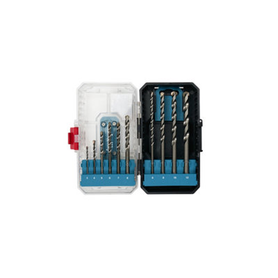 Erbauer Round Masonry Drill Bit Set (10 Piece) from B&Q