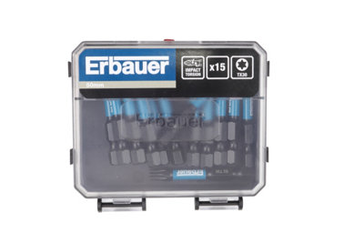 Erbauer Tx30 Screwdriver Bits (L)50mmSet Of 15 from B&Q