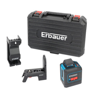 Erbauer 20M Red Cross Line Self-Levelling Laser Level from B&Q