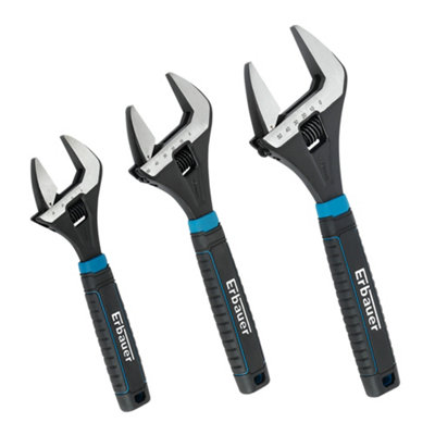Erbauer Adjustable Wrench (3 Piece)E_Mt4 from B&Q