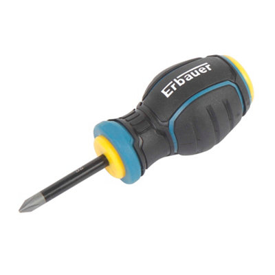 Erbauer Stubby Phillips Screwdriver Ph1 X 38mm from B&Q