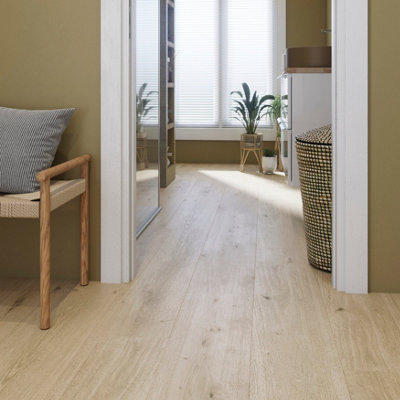 GoodHome Bicester Parquet Look Oak Effect Laminate Flooring1.85M² from B&Q