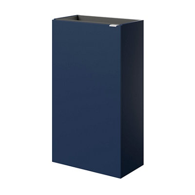 GoodHome Imandra Matt Blue Single Freestanding Bathroom Cloakroom Unit (H) 790mm (W) 440mm from B&Q