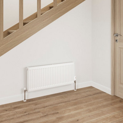 Flomasta White Type 11 Single Panel Radiator(W)1000mm X (H)400mm from B&Q