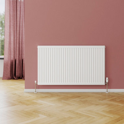 Flomasta White Type 21 Double Panel Radiator(W)1100mm X (H)700mm from B&Q