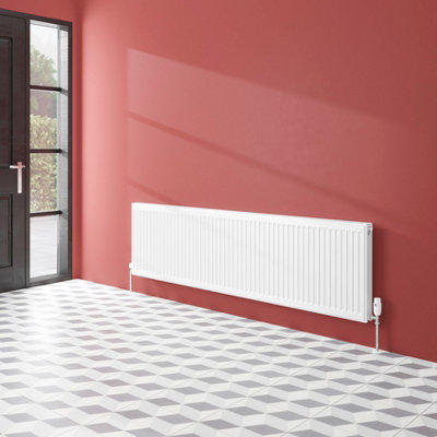Flomasta White Type 21 Double Panel Radiator(W)1600mm X (H)500mm from B&Q