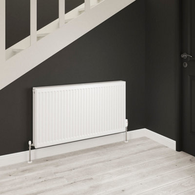 Flomasta White Type 22 Double Panel Radiator(W)1100mm X (H)600mm from B&Q