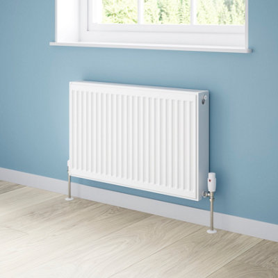 Flomasta White Type 22 Double Panel Radiator(W)800mm X (H)500mm from B&Q