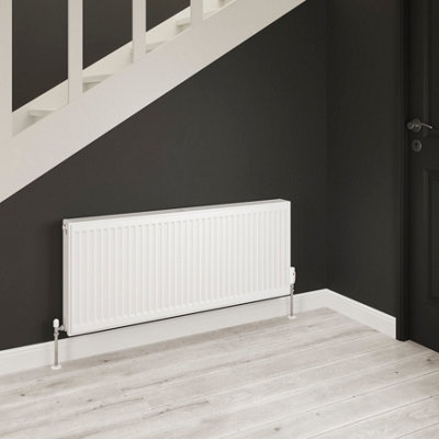 Flomasta White Type 22 Double Panel Radiator(W)1200mm X (H)500mm from B&Q